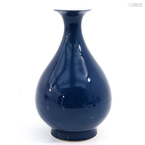 A Blue Glaze Vase