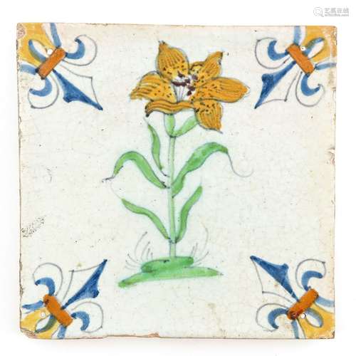 A 17th Century Tile