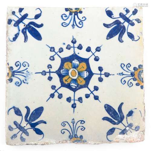 A 17th Century Tile