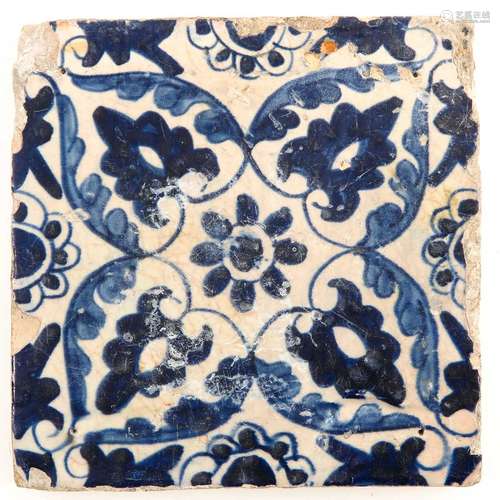 A 17th Century Tile