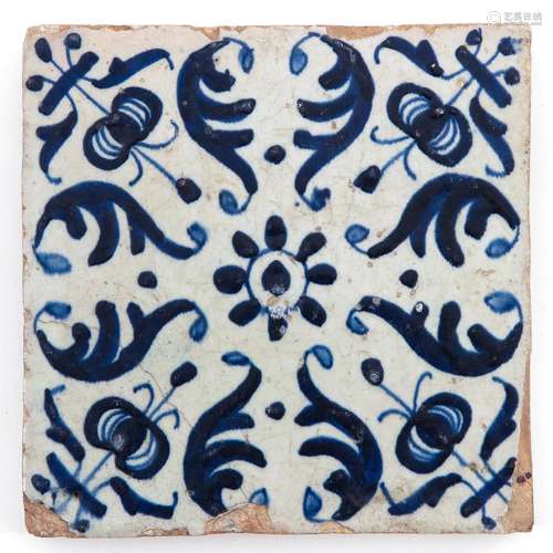 A 17th Century Tile