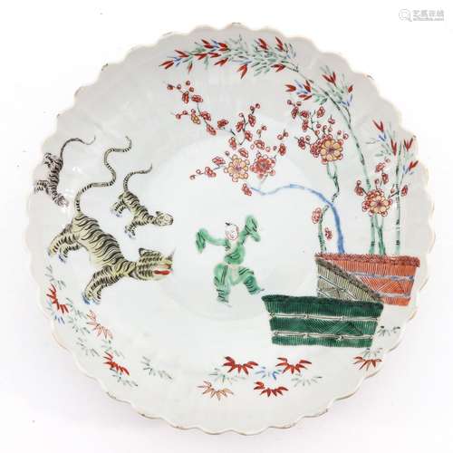 A Polychrome Decor DIsh