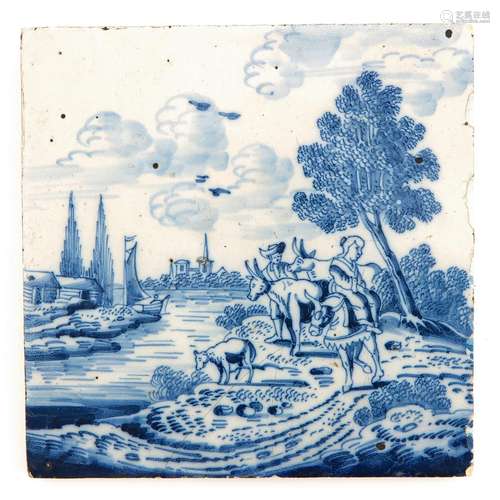 An 18th Century Dutch Tile