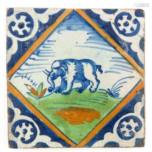 A 17th Century Tile