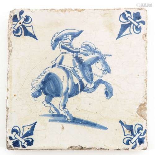 A 17th Century Dutch Tile