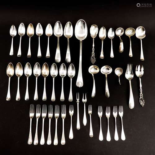 A Collection of Silver Items