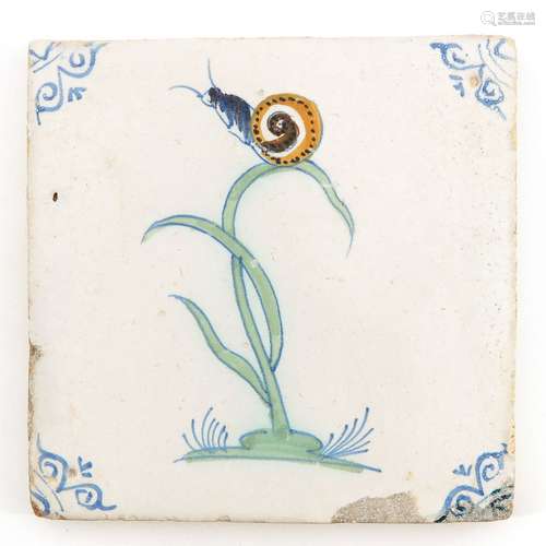 A 17th Century Tile