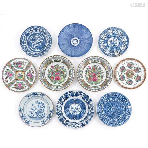 A Collection of 10 Plates