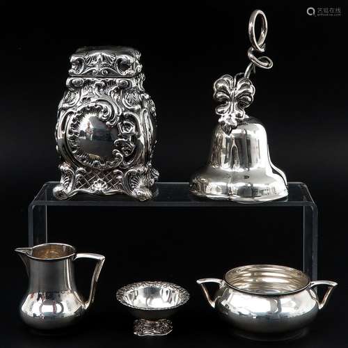 A Collection of Silver Items