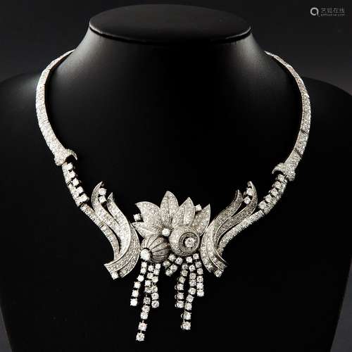 An 18KG Diamond Necklace