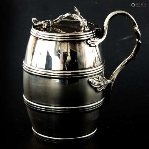 A Silver Mustard Pot