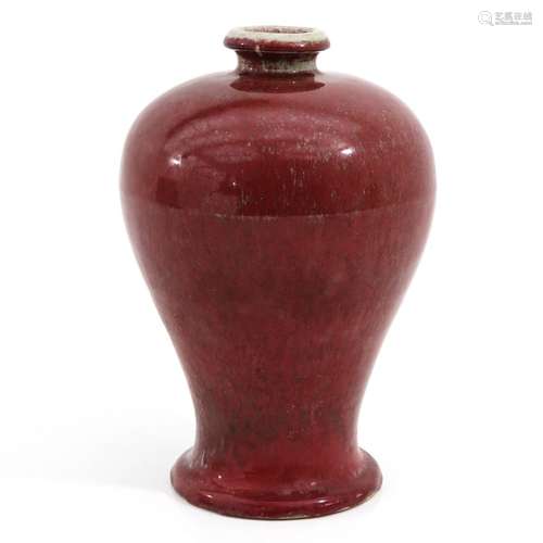 A Sang de Boeuf Meiping Vase