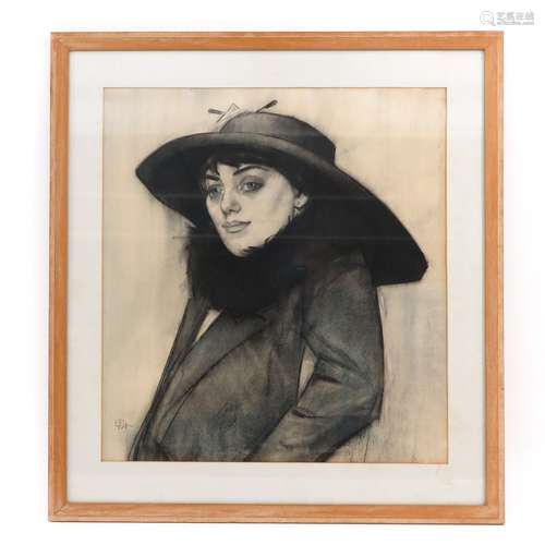 A Charcoal Signed Leo Gestel