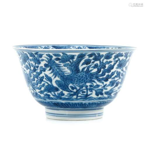 A Blue and White Bowl