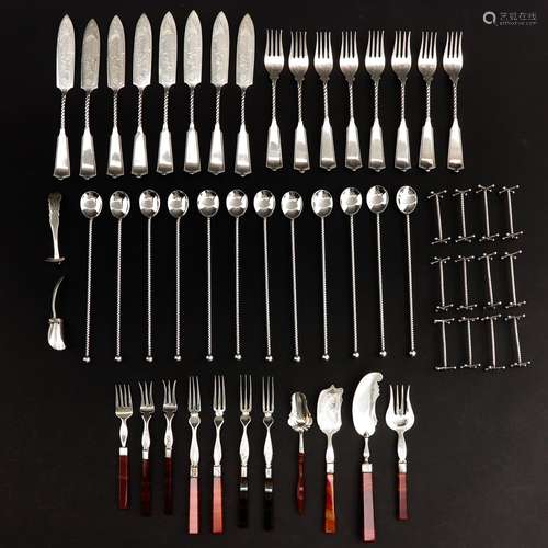 A Diverse Collection of Silver Cutlery