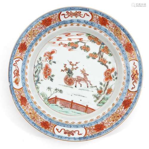 A Polychrome Decor Plate