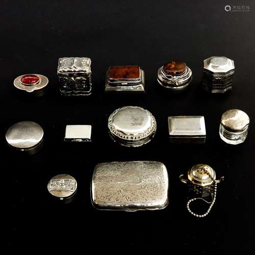 A Collection of Silver Items