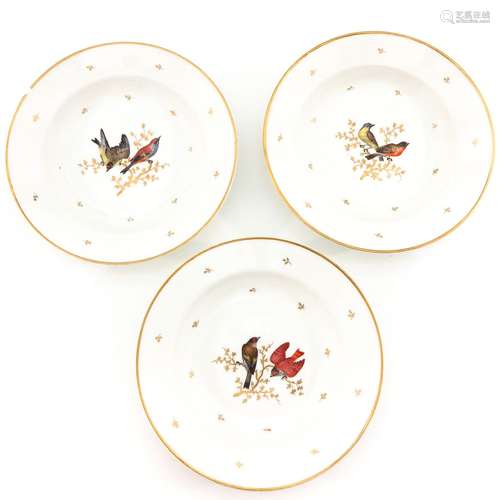 A Series of 3 Amstel Plates Circa 1790