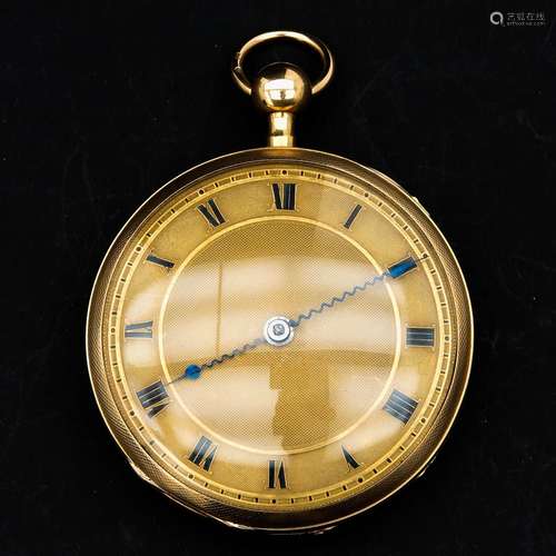 A 19th Century 18KG Pocket Watch