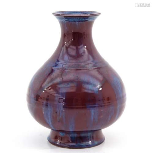 A Flambe Decor Vase