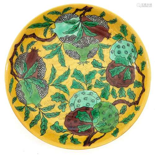 A Polychrome Decor DIsh