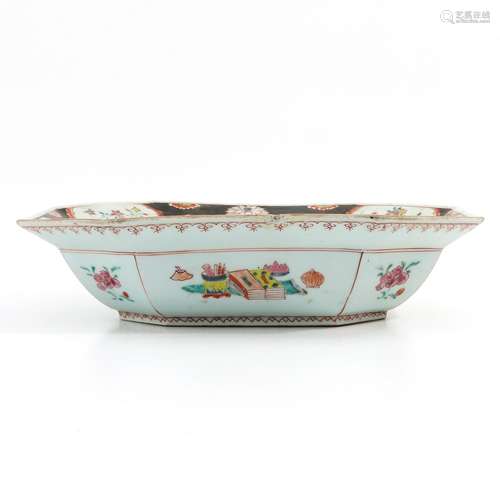 A Polychrome Decor Serving Dish