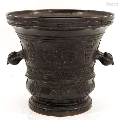 An 18th Century Bronze Italian Mortar