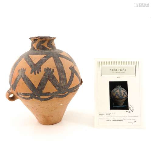 A Chinese Pottery Tomb Vase