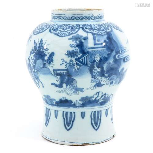 A Delft Vase Circa 1700