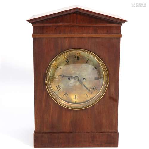 An English Mantel Clock Signed John Leumas