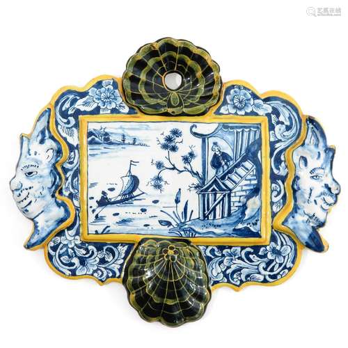 An 18th Century Delft Plaque