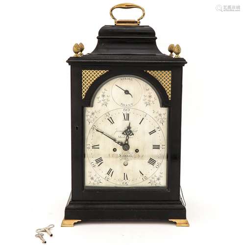 An English Clock Signed James Waylett