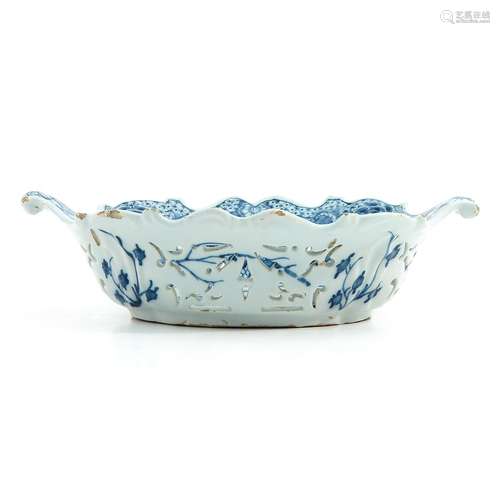 An 18th Century Delft Basket