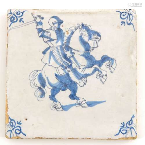 A 17th Century Dutch Tile