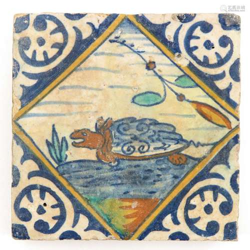 A 17th Century Tile