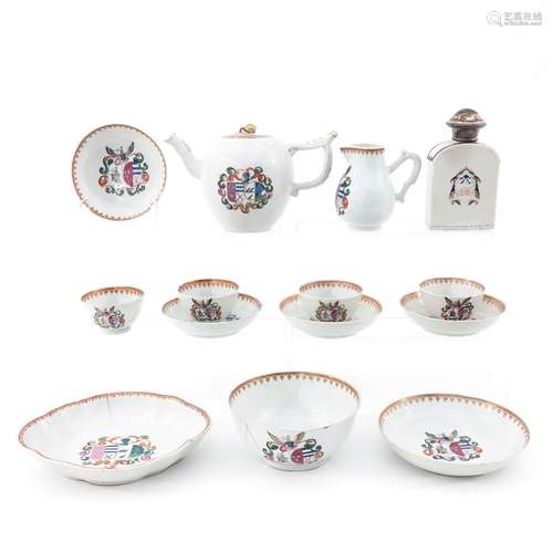 A Collection of Chine de Commande Porcelain