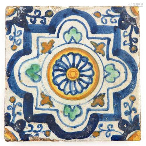 A 17th Century Tile