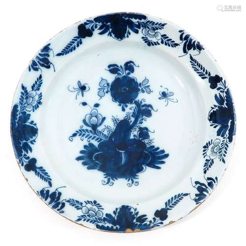 An 18th Century Delft Plate