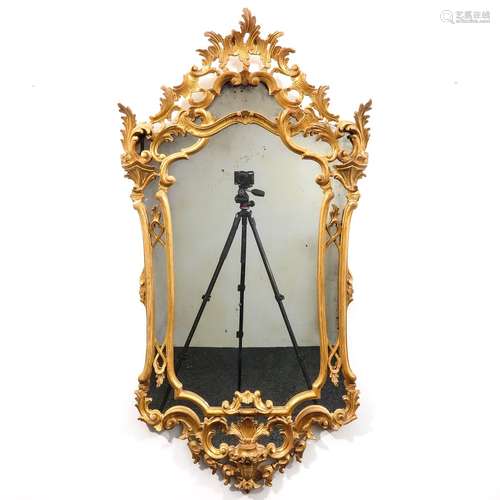 A Mirror in Gilded Frame