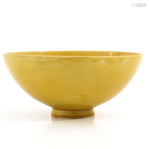 A Yellow Glaze Bowl