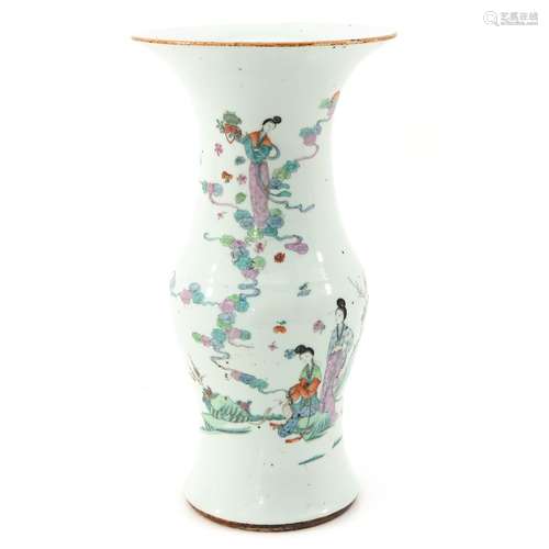 A famille rose vase