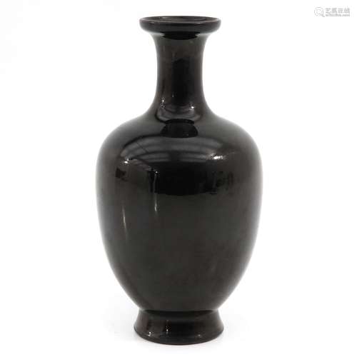 A Black Glaze Vase