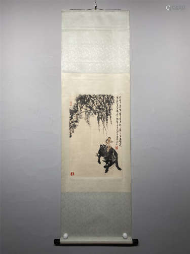 A HANGING SCROLL OF CHINESE PAINTING