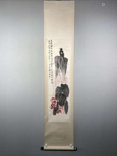 A CHINESE VERTICAL PAINTING SCROLL