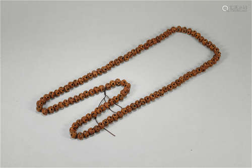 A QING DYN. PRAYER'S NECKLACE