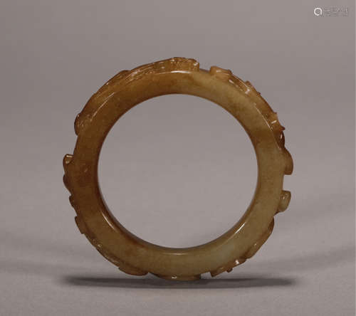 A JADE BRACELET BANGLE