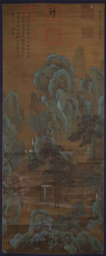 A CHINESE VERTICAL PAINTING