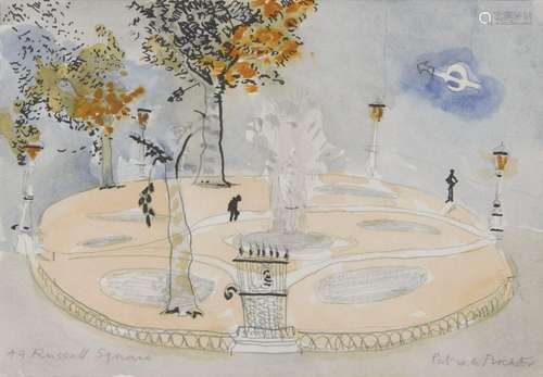 Patrick Procktor RA, British 1936-2003 - 49 Russell Square; ...