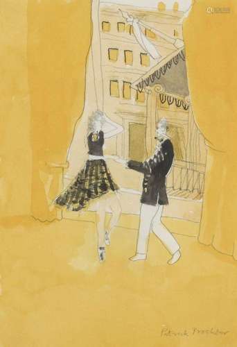 Patrick Procktor RA, British 1936-2003 - Couple dancing by a...