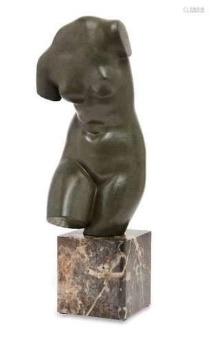 A bronze model of a classical female torso, c.1930, after th...